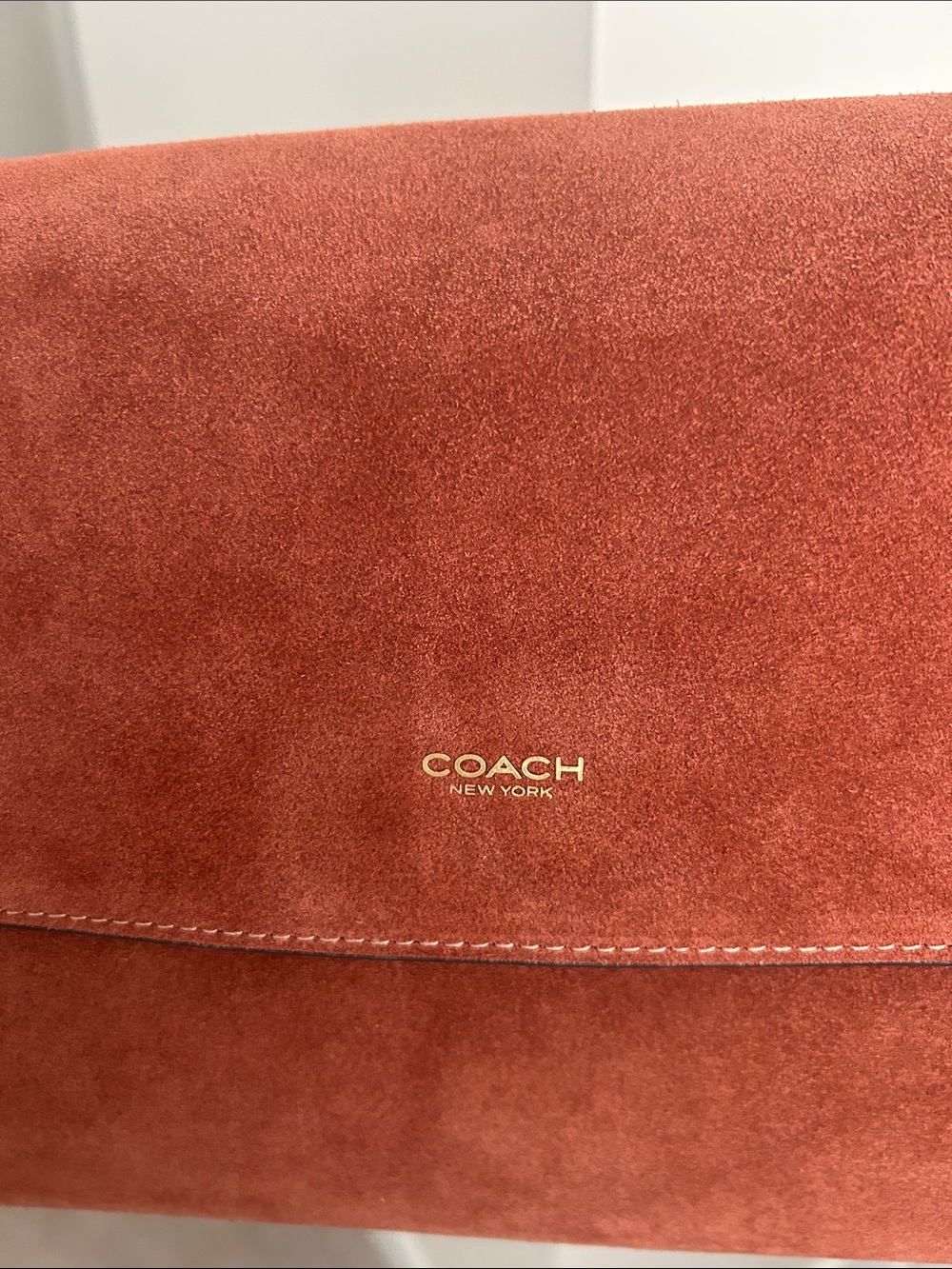 Coach chelsea 36 in suede clay / brass - Picture 4 of 10